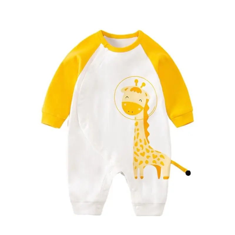 

Комбинезоны для новорожденных, одежда для мальчиков и девочек, хлопковые комбинезоны, детская одежда унисекс для малышей, комбинезон с длин...