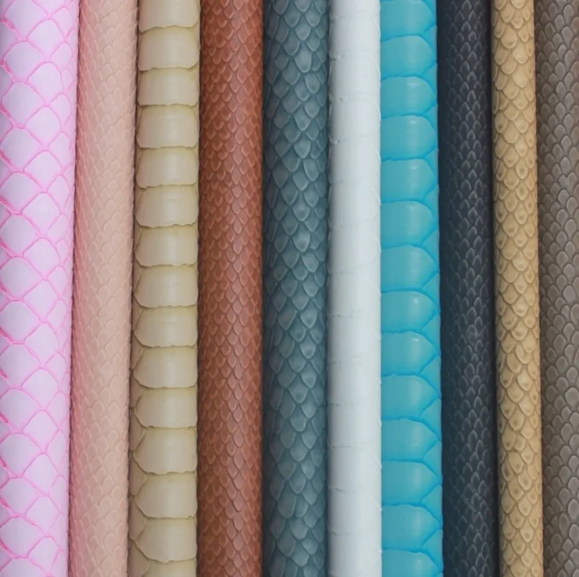 10 ярдов рулон полуполиуретана античный матовый Змеиный зерна искусственная кожа