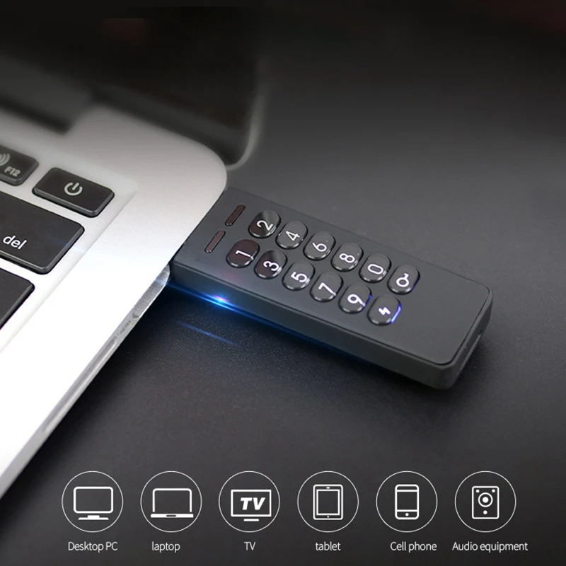 Зашифрованный USB флеш-накопитель 16 Гб клавиатура безопасная карта памяти