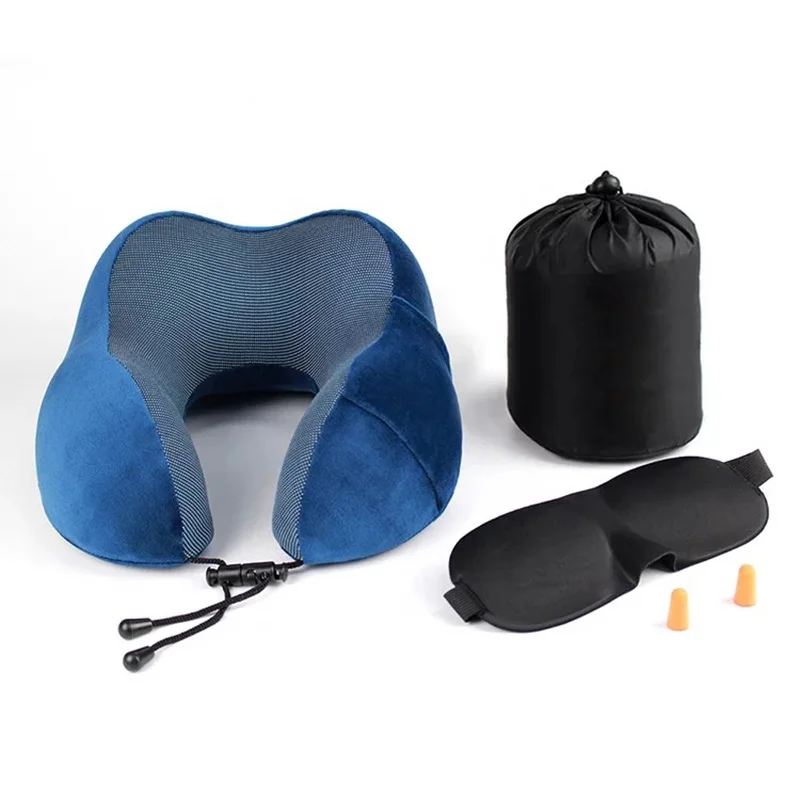 U-образные подушки для шеи из пены с эффектом памяти мягкие медленным