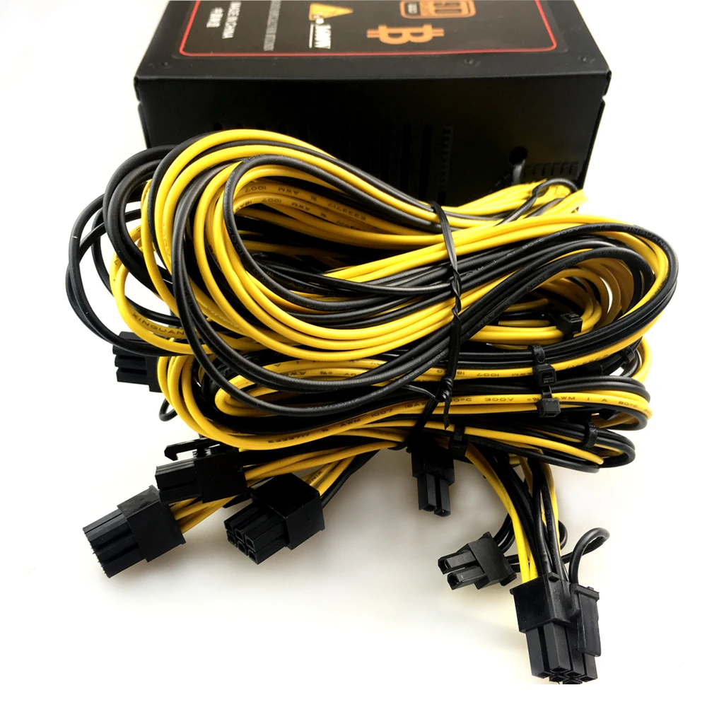 1600 Вт PFC Функция машины для майнинга биткоинов источник питания ASIC PSU APW3 ++ Antminer R4 S9i