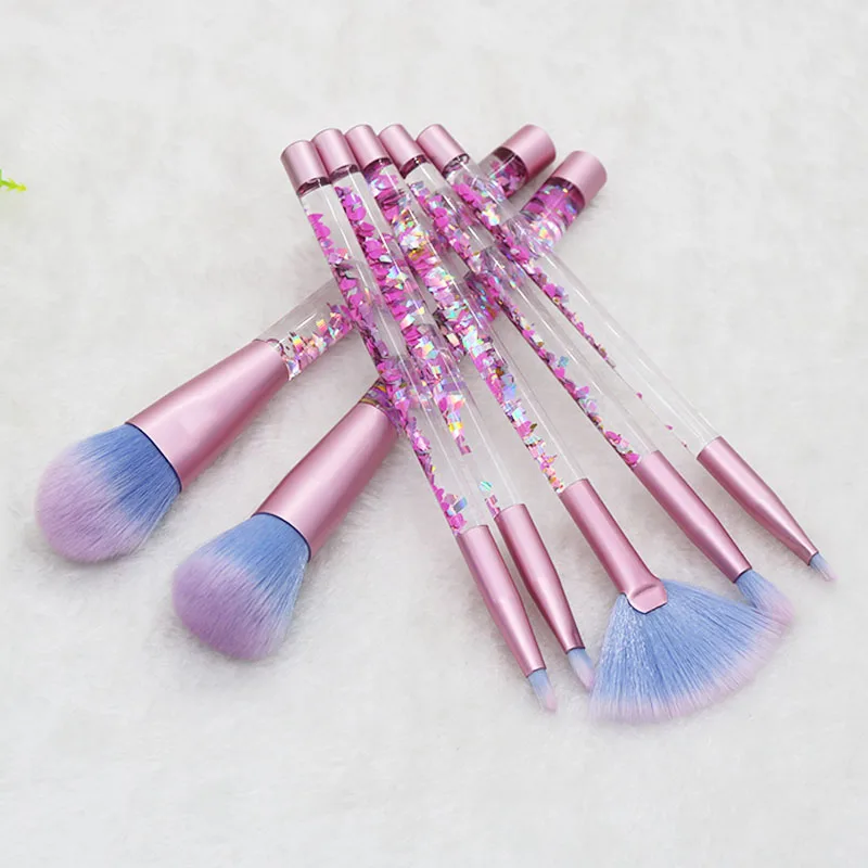 7 шт./компл. профессиональный женский набор кистей для макияжа лица Косметическая