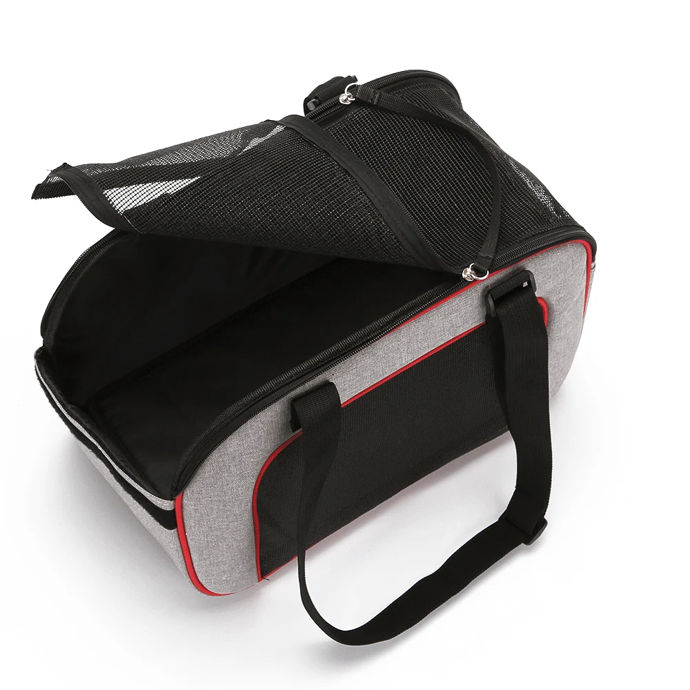 Портативная переноска для собак и кошек дорожная Воздухопроницаемая сетчатая