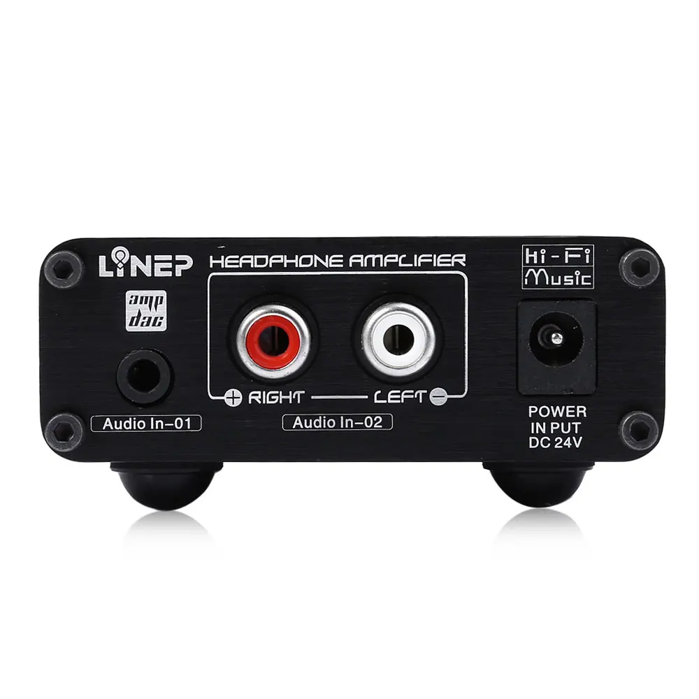 Усилитель для наушников Настольный класс A стерео гарнитура Amp двойной вход