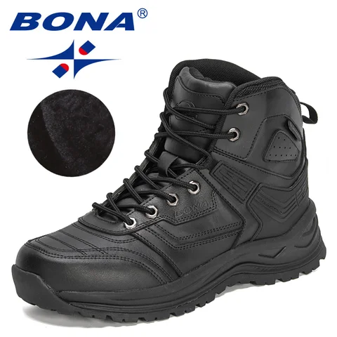 Мужские кожаные кроссовки BONA