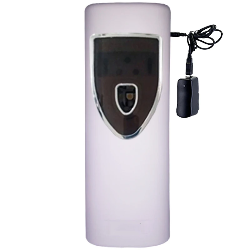 

Plug in Aerosol Dispenser Smart Light Sensor LED Fragrance Sprayer for 300ml Cans Toilet Home Disinfection and Sterilization