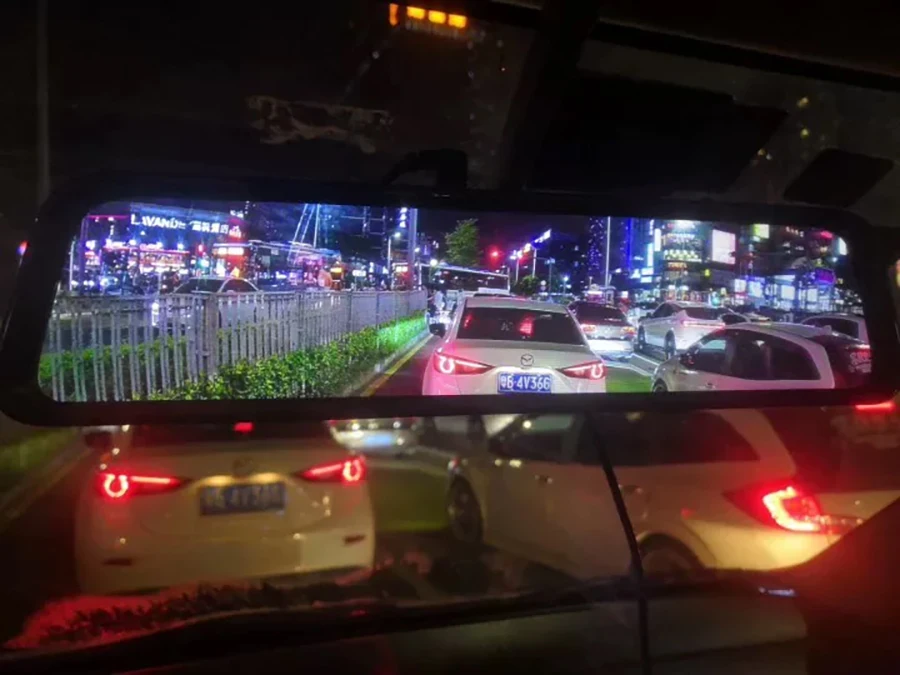 WHEXUNE 12 дюймов 4G Автомобильные видеорегистраторы ADAS Android 8,1 Dash Cam камера gps навигация FHD 1080P двойной объектив видео регистратор Dashcam
