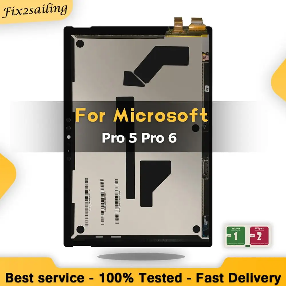 Для Microsoft Surface Pro 5 6 дисплей сенсорный экран дигитайзер ЖК для 1796 LP123WQ1(SP)(A2) 1807 |