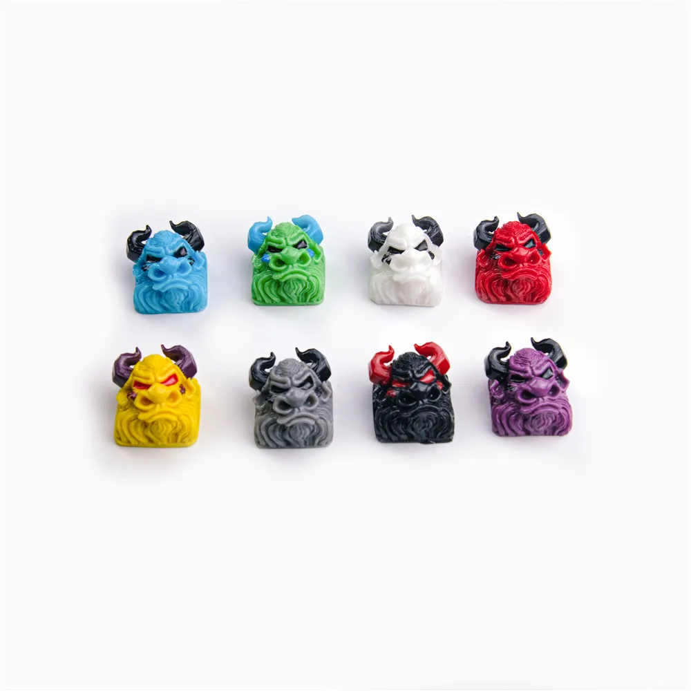 

Bull Head Keycaps Personality Resin Anime Mechanical Keyboard Keycap Compatible with MX Switches