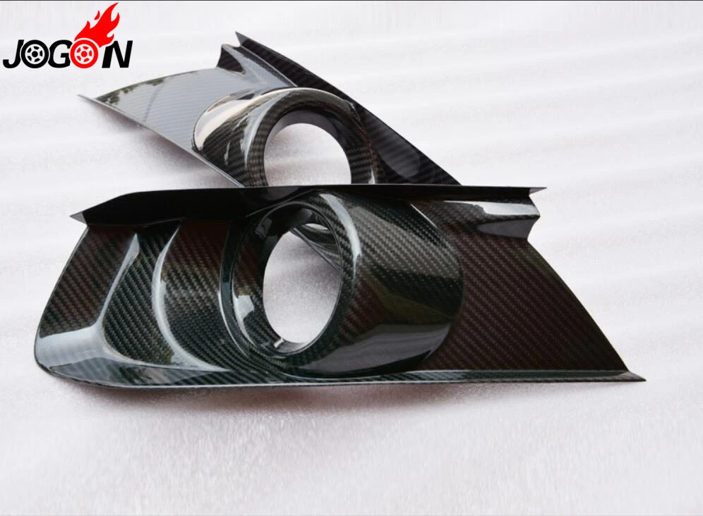 Передний бампер из 100% углеродного волокна противотуманная фасветильник Обложка