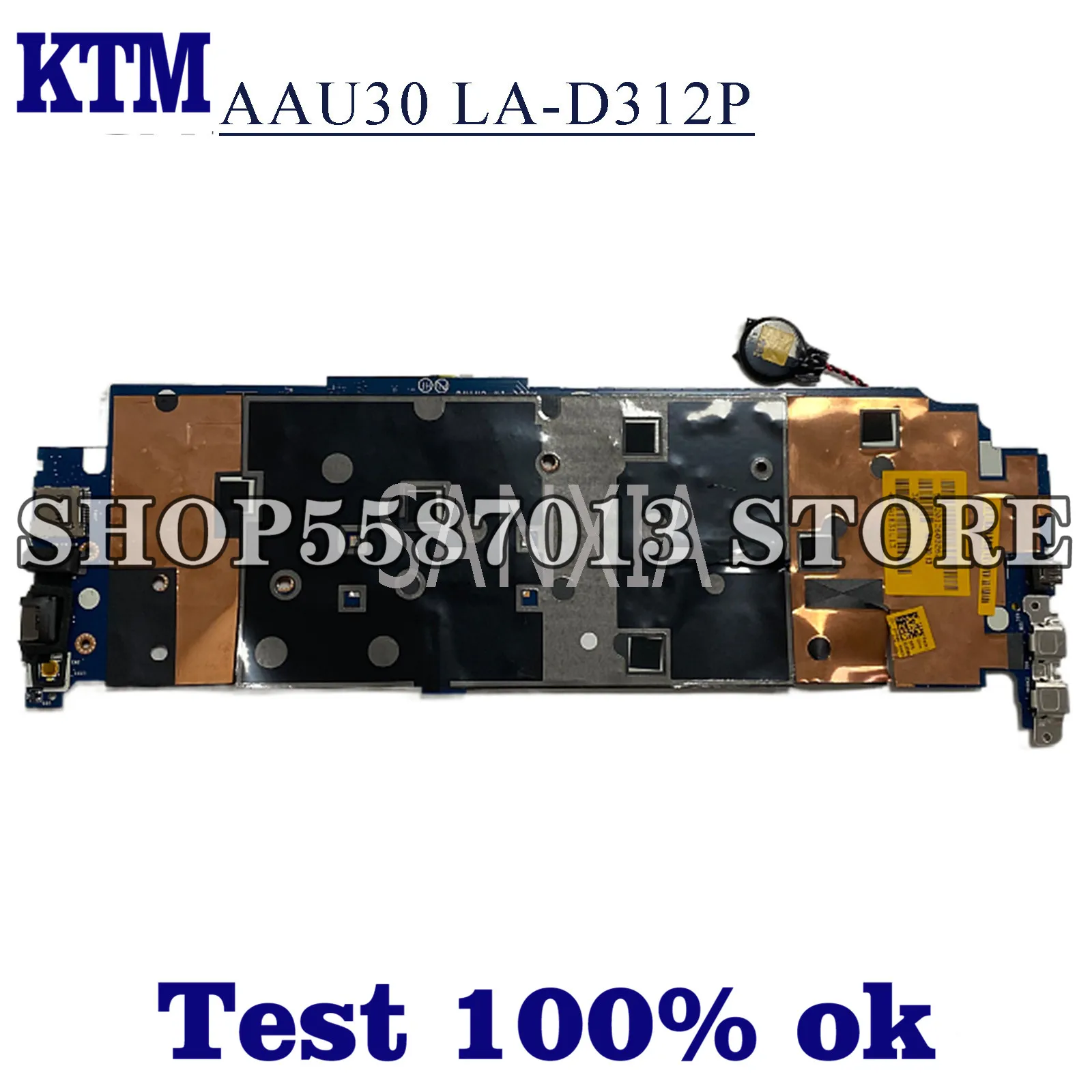

KEFU AAU30 LA-D312P Laptop motherboard for Dell Latitude 7370 original mainboard 4GB-RAM M3-6Y30
