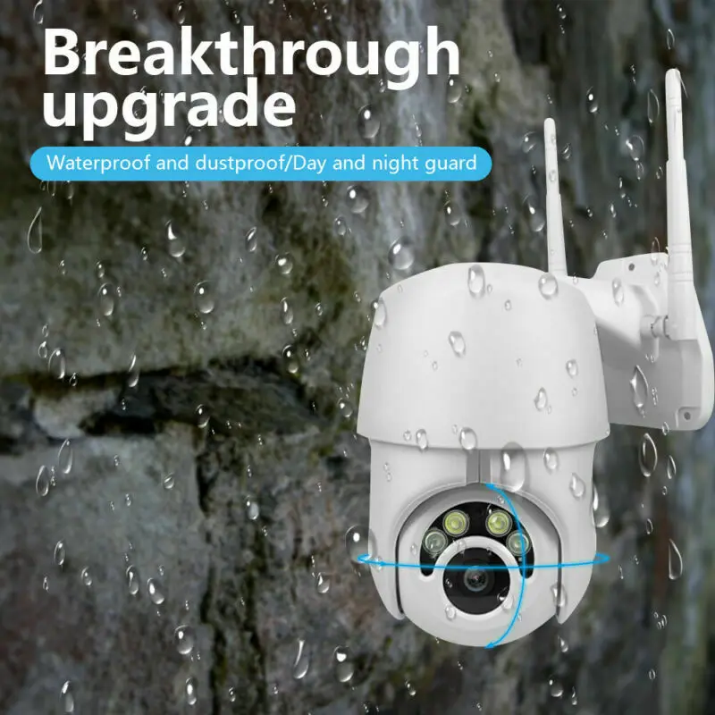 

1080P Wireless WIFI IP66 Camera Outdoor Security Night Vision Wide View Range