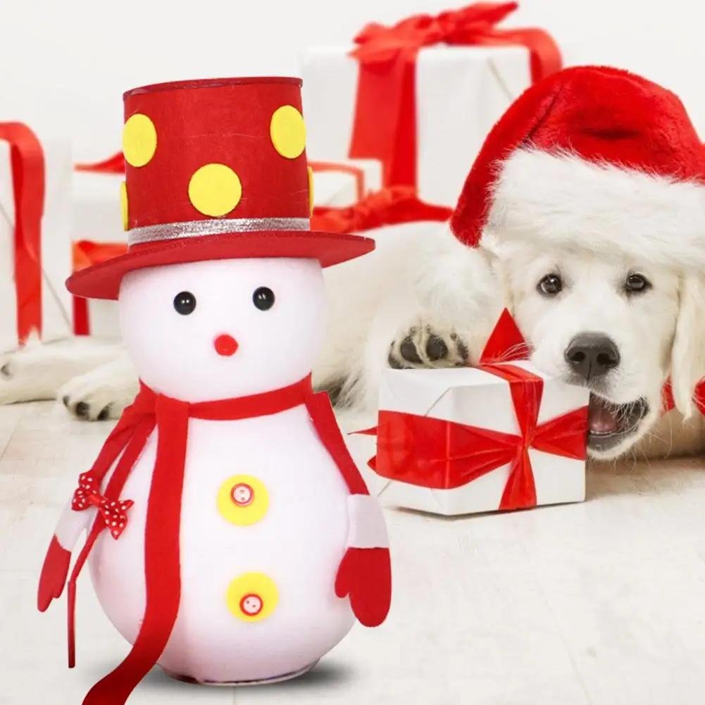 

1PC Christmas Dolls Xmas Tree Decor New Year Ornament Doll Snowman Santa Claus Standing Doll Decoration Merry Christmas decor 1