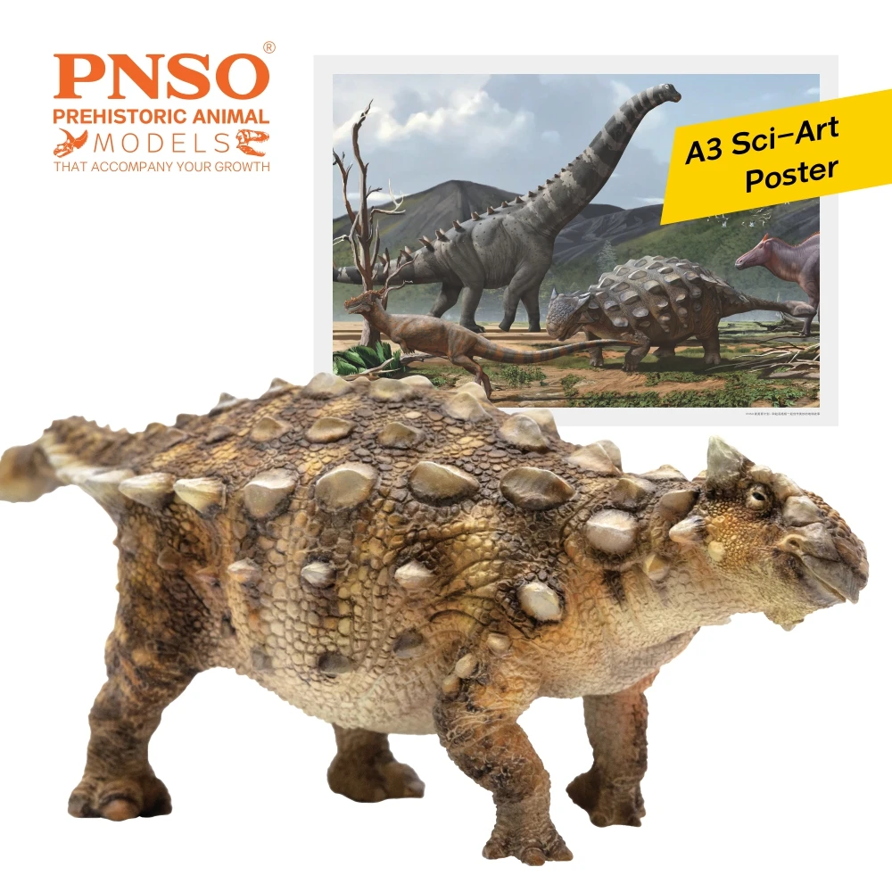 PNSO-modelos de dinosaurio en detalles: 13Sede The Ankylosaurus-2