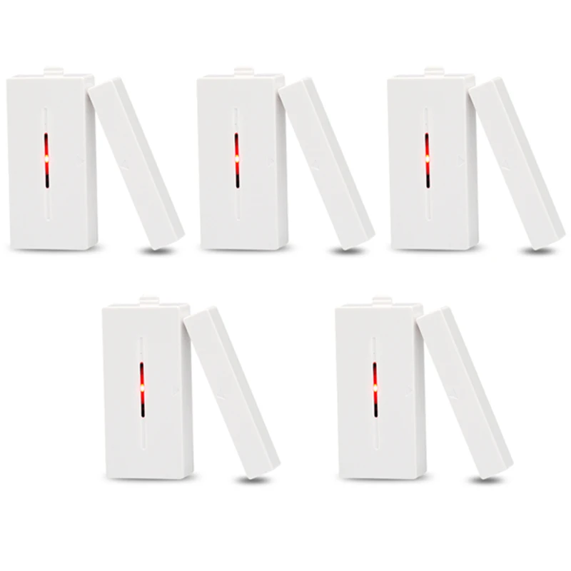 

NEW-5 Sets of 433Mhz Door Window Alarm Sensor Wireless Automation Anti-Theft Alarm for Smart Home Security Alarm System