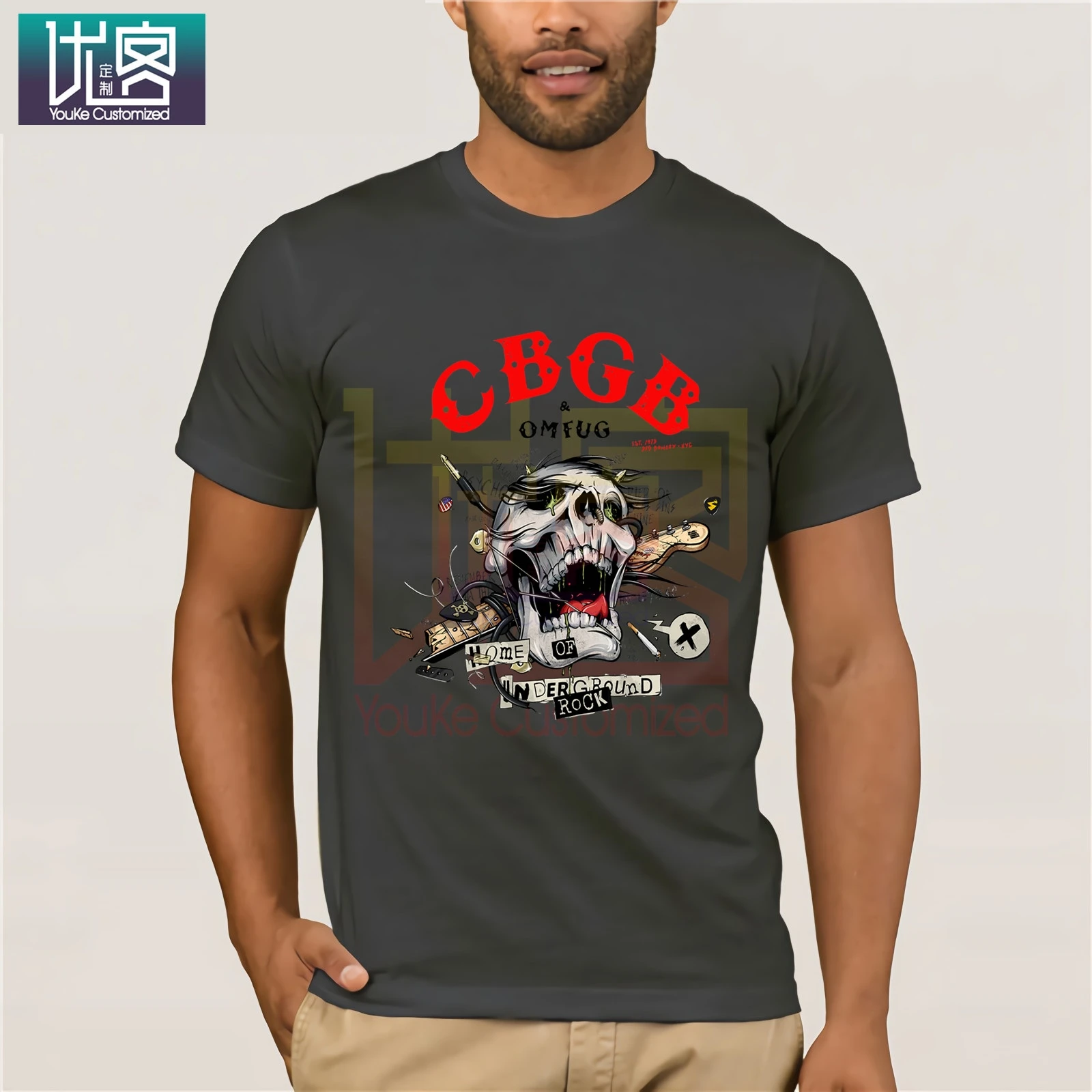 CBGB футболка on Behance koleksi комикс книги винтаж вырез лодочкой повседневный топ с