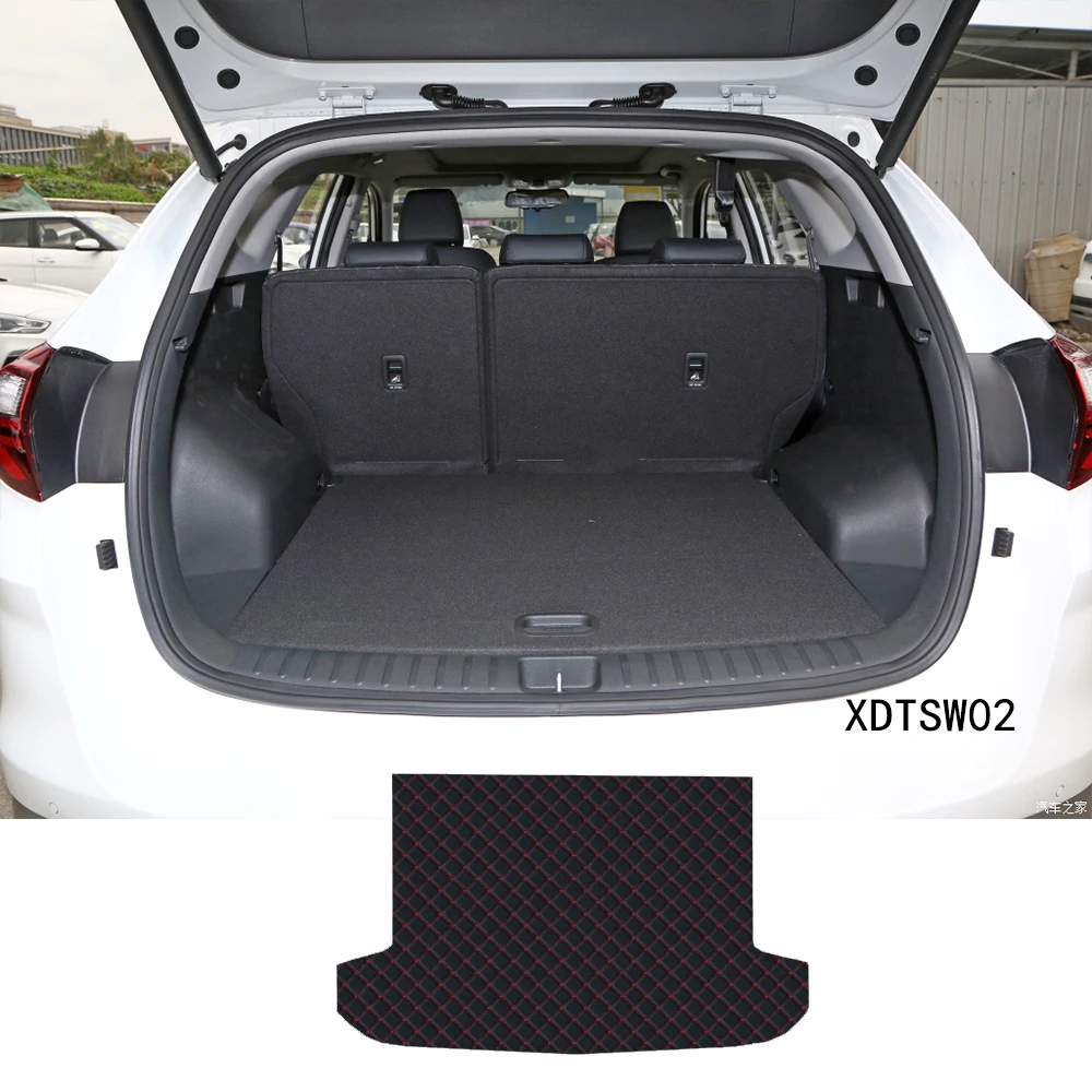 Кожаные коврики для багажника автомобиля Kcimo Hyundai Tucson TL 2015-2020 Задняя подкладка