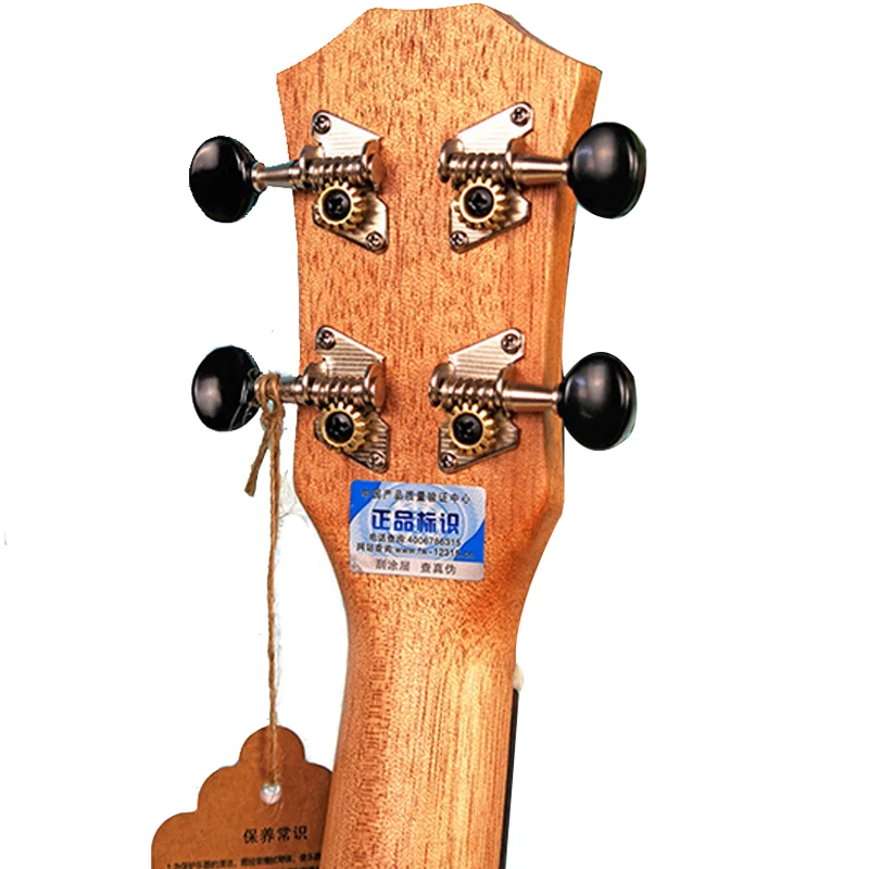 21 &quotминиатюрная гитара укулеле сопрано фирмы 15 лада ананас в форме Sapele Ukulele 4