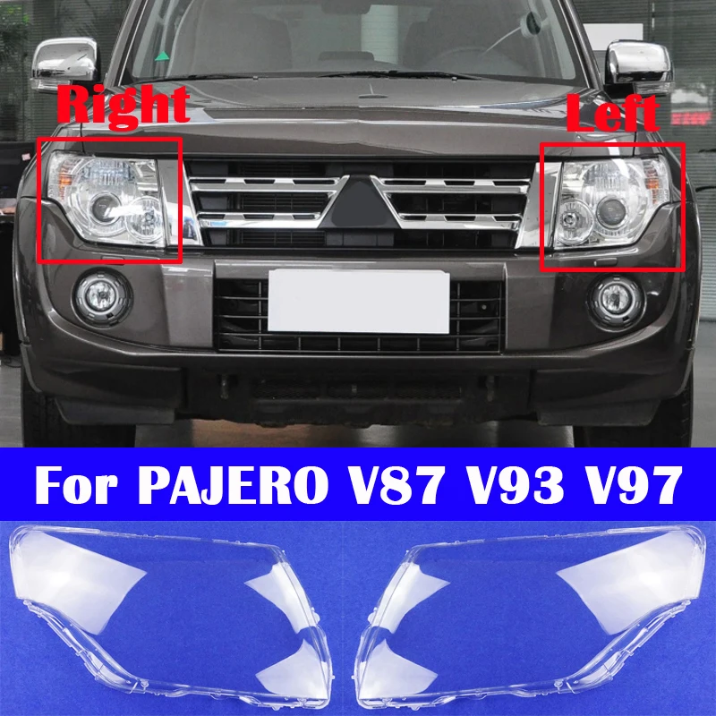 Чехол для автомобильной фары Mitsubishi PAJERO V87 V93 V97 прозрачный абажур|Корпус| |