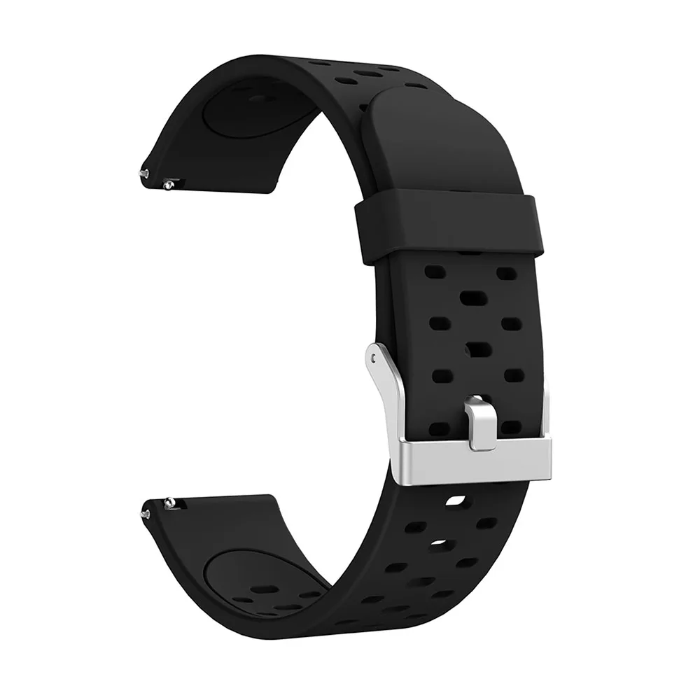 Black 20 ремешок для часов, мм для Huami Amazfit Bip Youth съемный браслет для наручных часов для Xiaomi Huami Bip BIT PACE Lite Молодежный браслет силиконовый - Цвет ремешка: Black