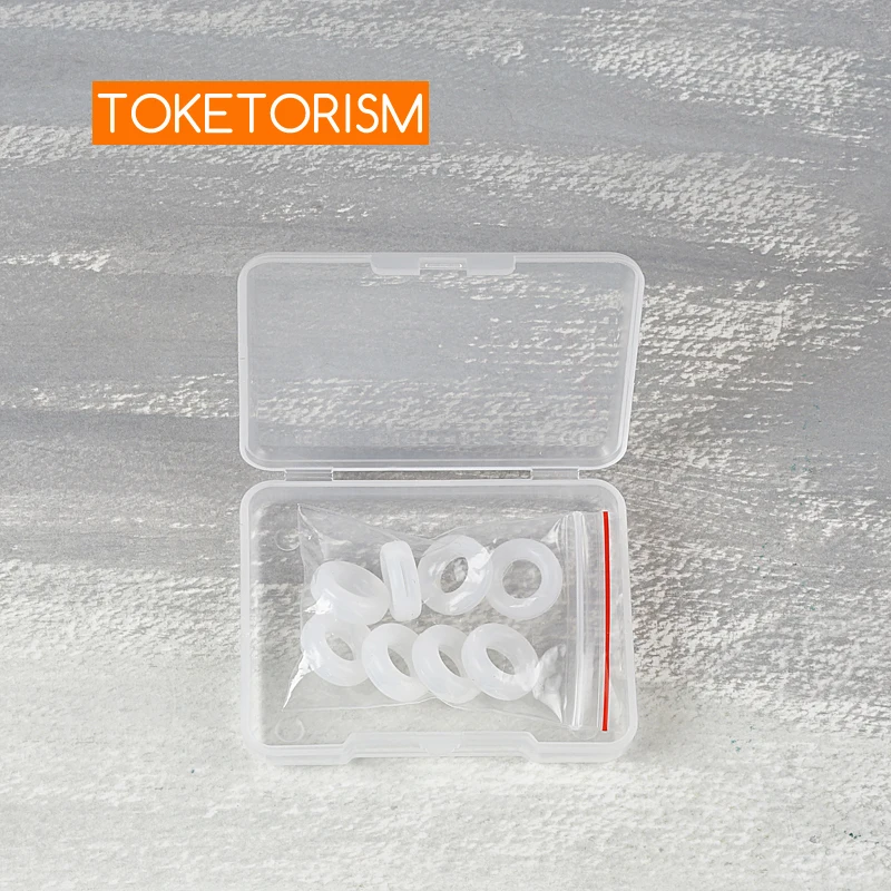 Toketorism 4 пары/8 штук силиконовые противоскользящие ушные крючки удобные фиксаторы для очков Солнцезащитные очки A01