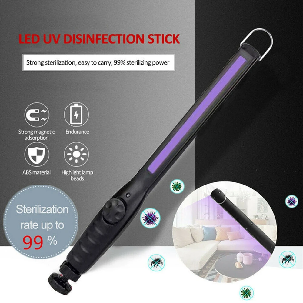 

Portable UV Sterilizer Lamp for Germs Virus Disinfection Light Bulb UV Phone Sanitizer for Home Office Travel Sterilization