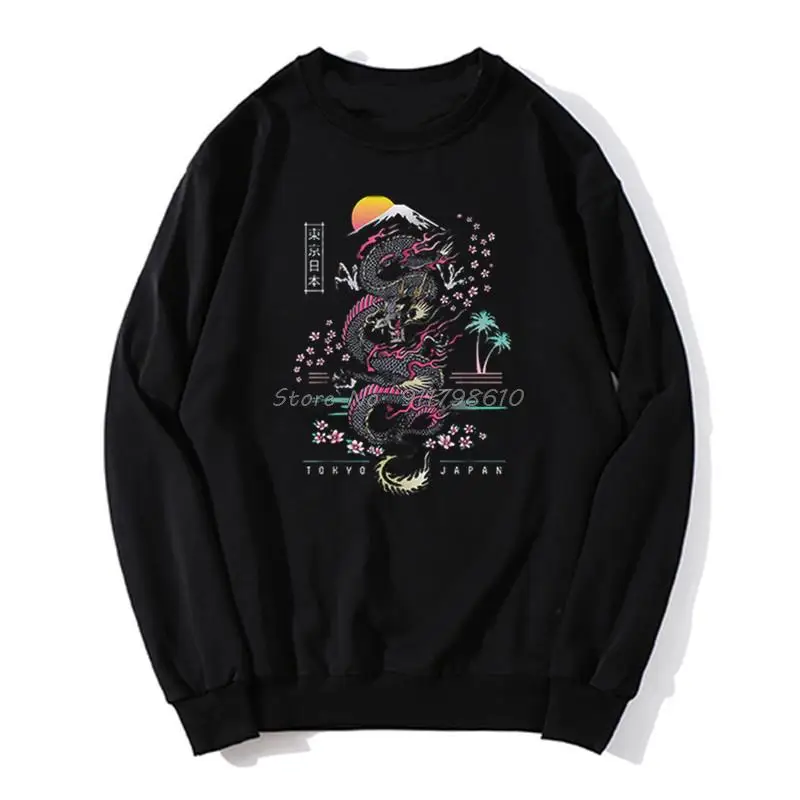 Мужская толстовка с капюшоном Maymavarty в стиле Харадзюку цветком вишни Токио