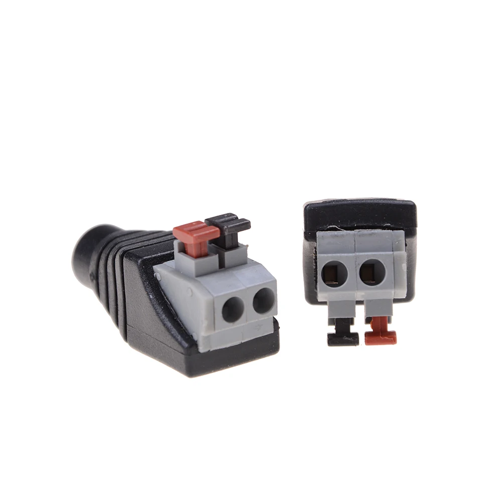 DC Мужской Женский разъем адаптера Установка без дополнительных средств