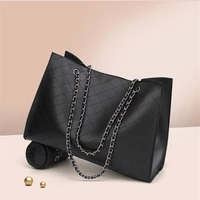 womens handbags 2020 fashion pu composite bag rhombic female large shoulder bags ladies shopping pocket black brown gold tote