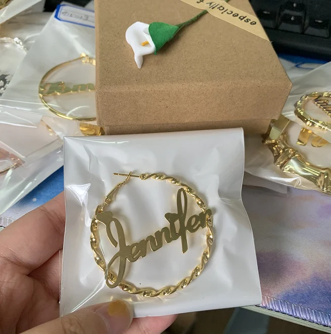 

Женские серьги из нержавеющей стали под заказ