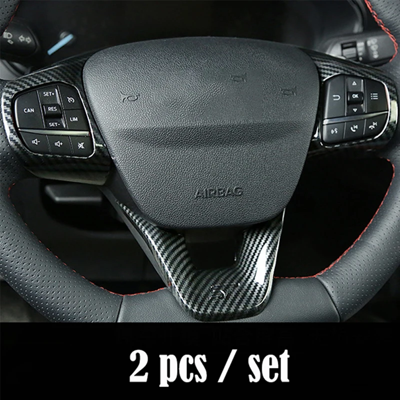 ABS хром ST Логотип Автомобильная кнопка управления рулевым колесом декоративная