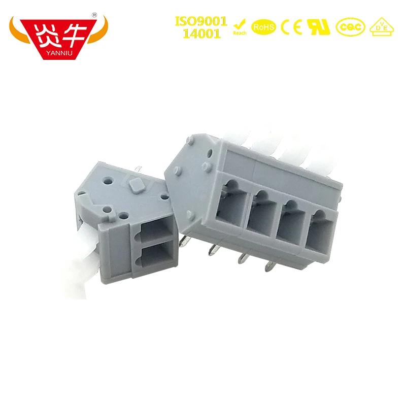 KF243 5 0 2P ~ 12P PCB Пружинные клеммные блоки DG243 мм 2PIN 12PIN ZFKDS 1 08 170670 PHOENIX CONTACT DEGSON KEFA