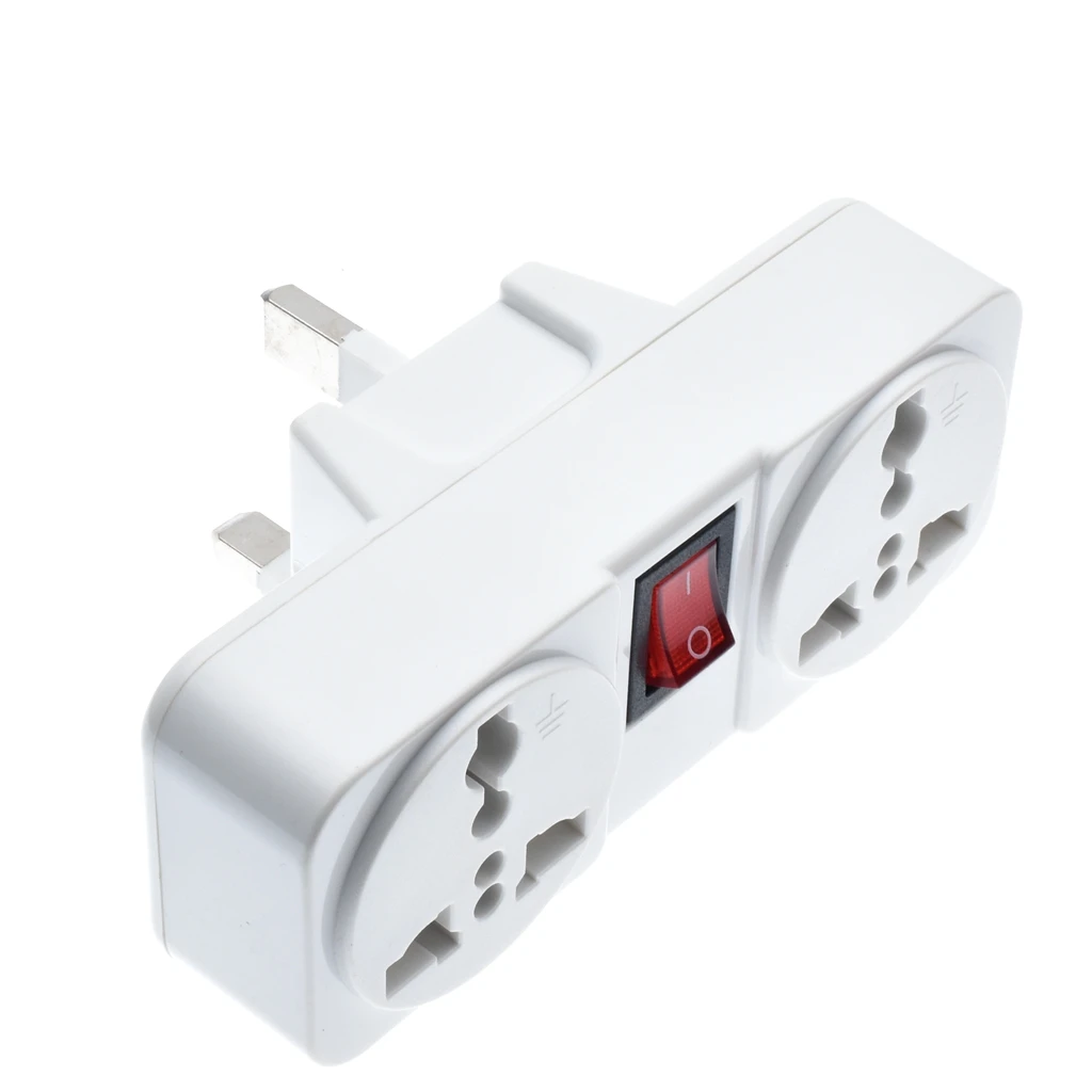 Белая портативная универсальная настенная розетка ЕС США Великобритания