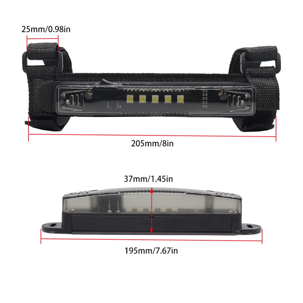 

Roll Bar LED Light for Polaris Ranger RZR ATV UTV Can-Am 4" Roll Bar/Bumper Driving Dome Interior Light wi/ ON/OFF toggle switch