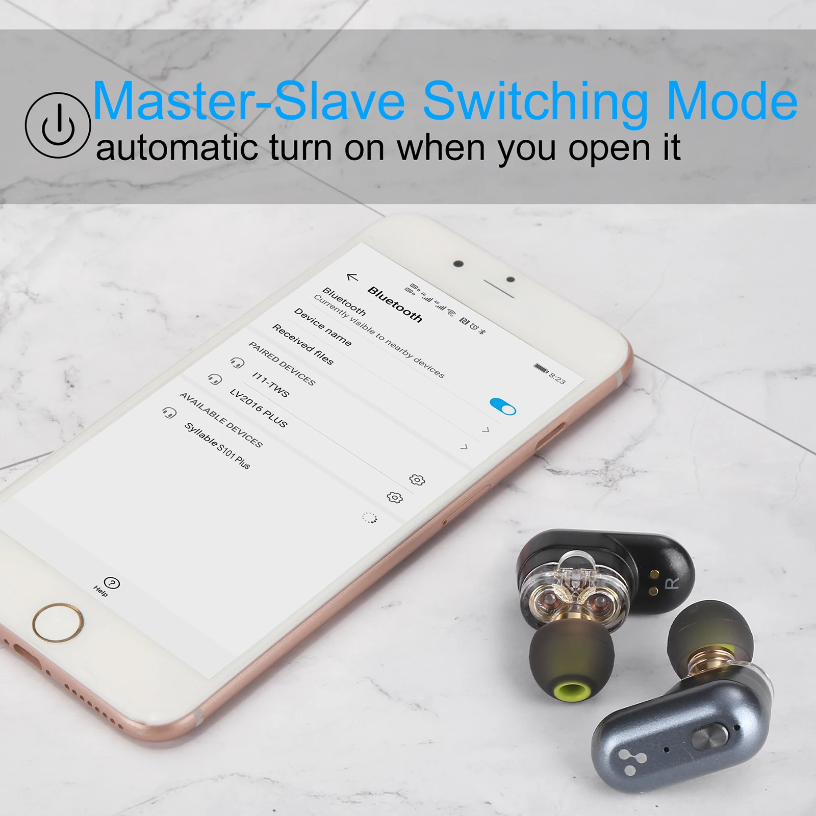 Беспроводные наушники SYLLABLE S101 Plus с басами беспроводная гарнитура чипом QCC3040