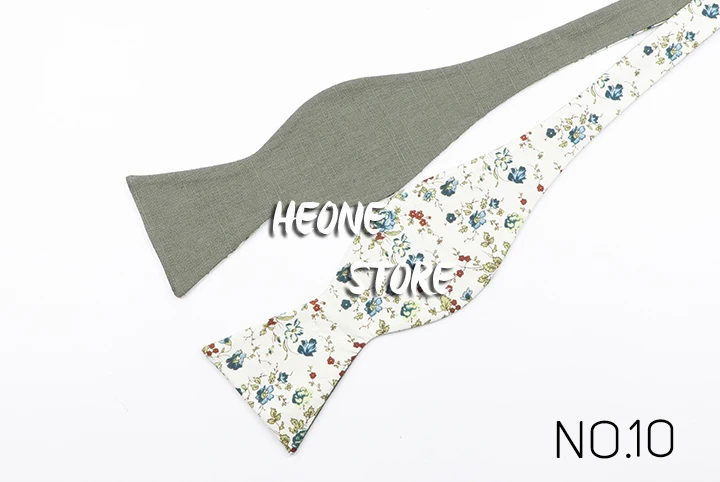 Modische verstellbare Fliege für Herren, selbstgebundene Fliege, 100 % Baumwolle, Vintage-Stil, Blumenmuster, Schmetterling, für Männer, klassisches Hochzeitsgeschenk – Detail 35