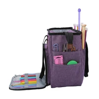 new knitting bag portable yarn storage bag tote for wool crochet hooks knitting needles sewing supplies set diy household organ