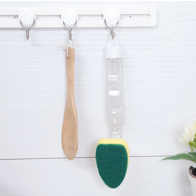 Сменная губчатая Чистящая Щетка с заправкой ручка для жидкости чистящий коврик