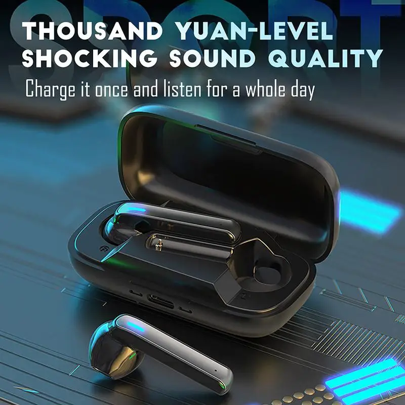Новая беспроводная Bluetooth-гарнитура TWS сенсорные водонепроницаемые спортивные