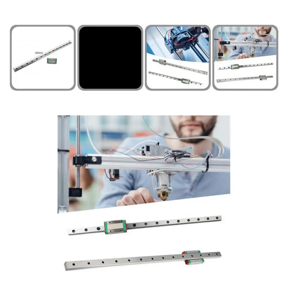 

Wear-resistant Silver Color Strong Bearing Guide Sliding Block for 3D Printing