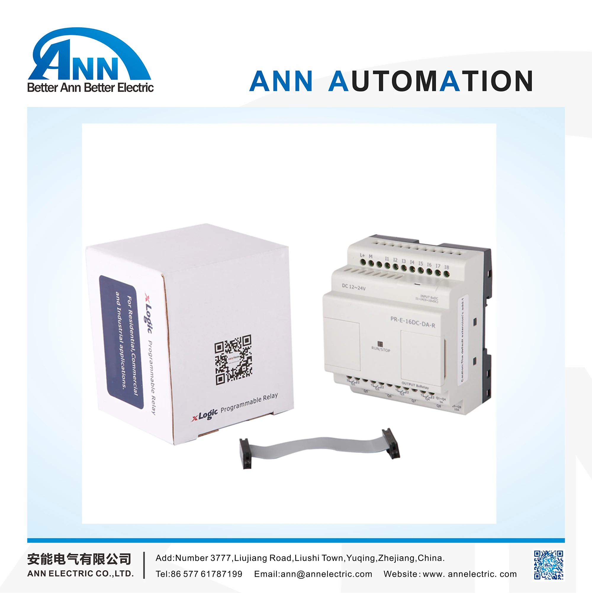 PR-E-16DC-DA-R модуль расширения программируемый логический контроллер Micro PLC 12 в пост.
