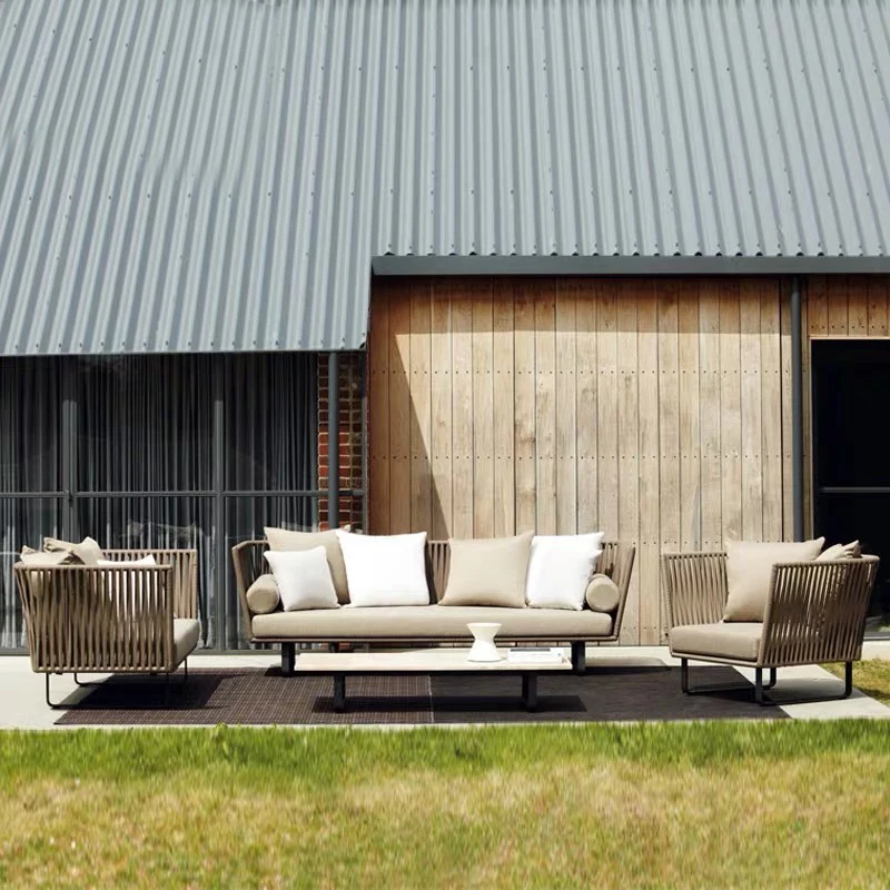 Уличный диван для двора террасы балкона удобное комбинированное уличное кресло