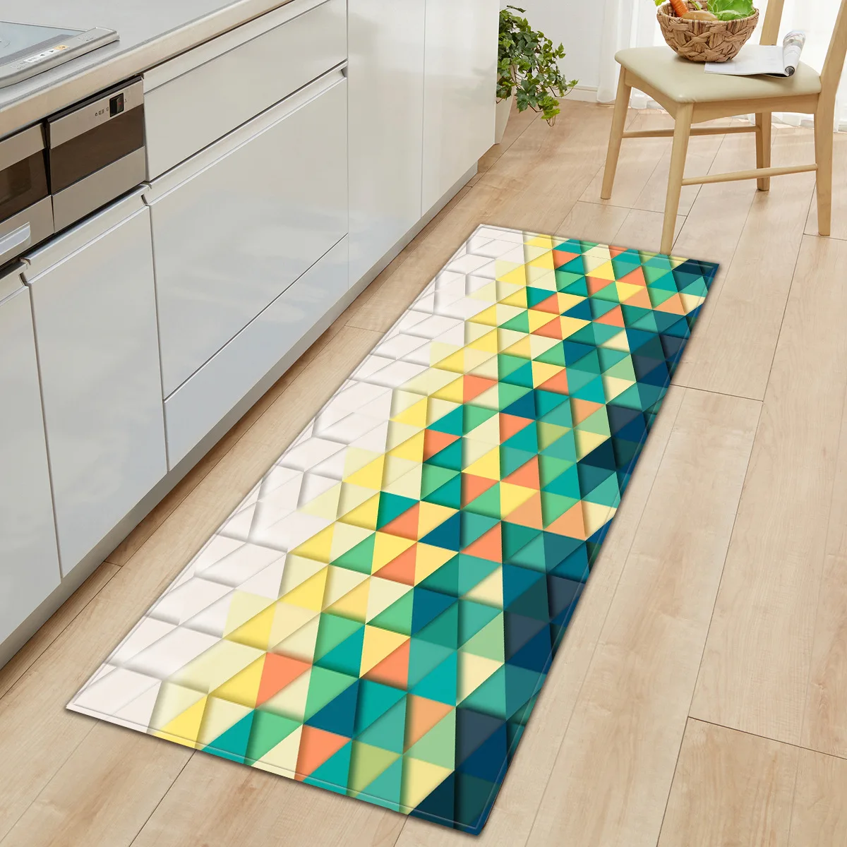 

Kitchen Geometric Mat Cross-Border Supply Wish Amazon EBay Spot Door Mat Carpet Mats Custom