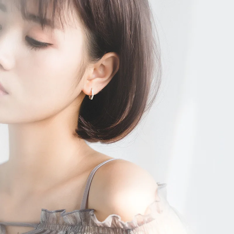 Новинка 2020 маленькие Подвесные серьги гвоздики из стерлингового серебра 925 пробы