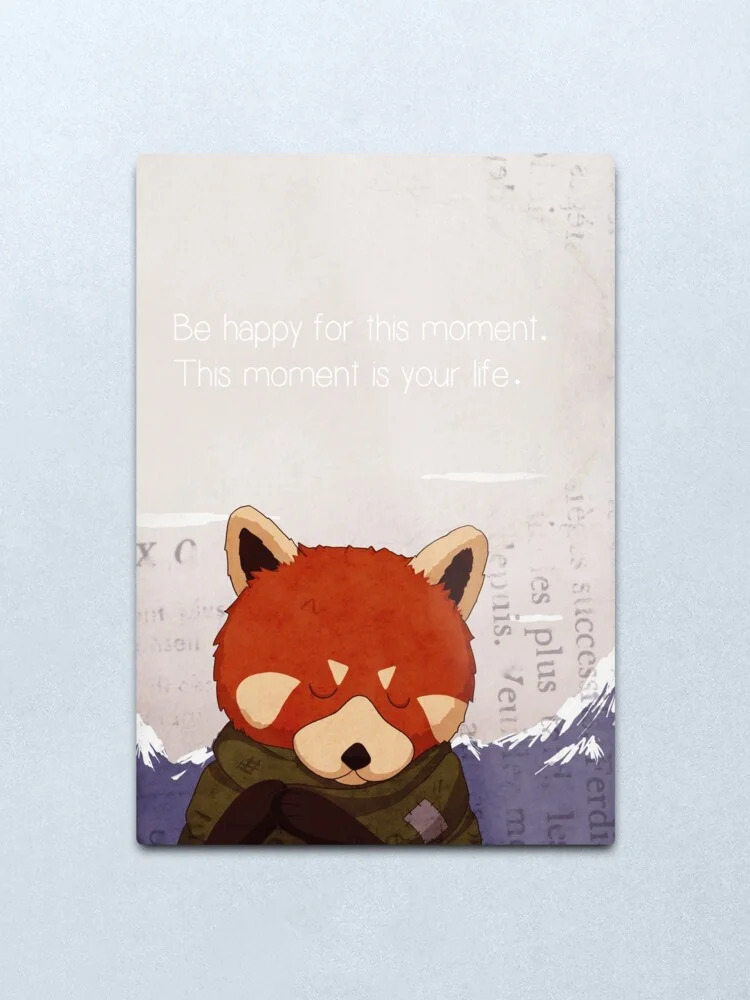 

Happy moments Metal Print Tin Sign Bar Home Wall Decor Metal Art Poster