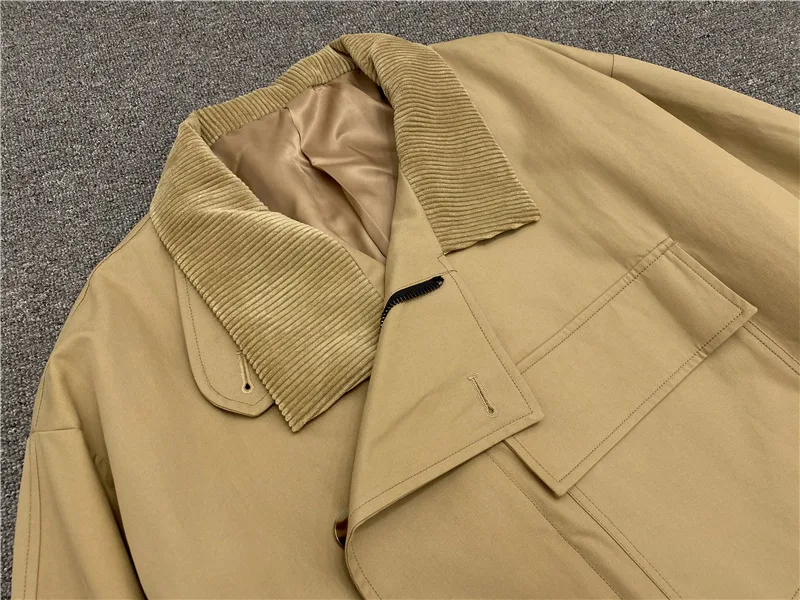

Women Trench 2021 New Classic Waterproof Cotton Windbreaker Women's Loose Profile Long Coat