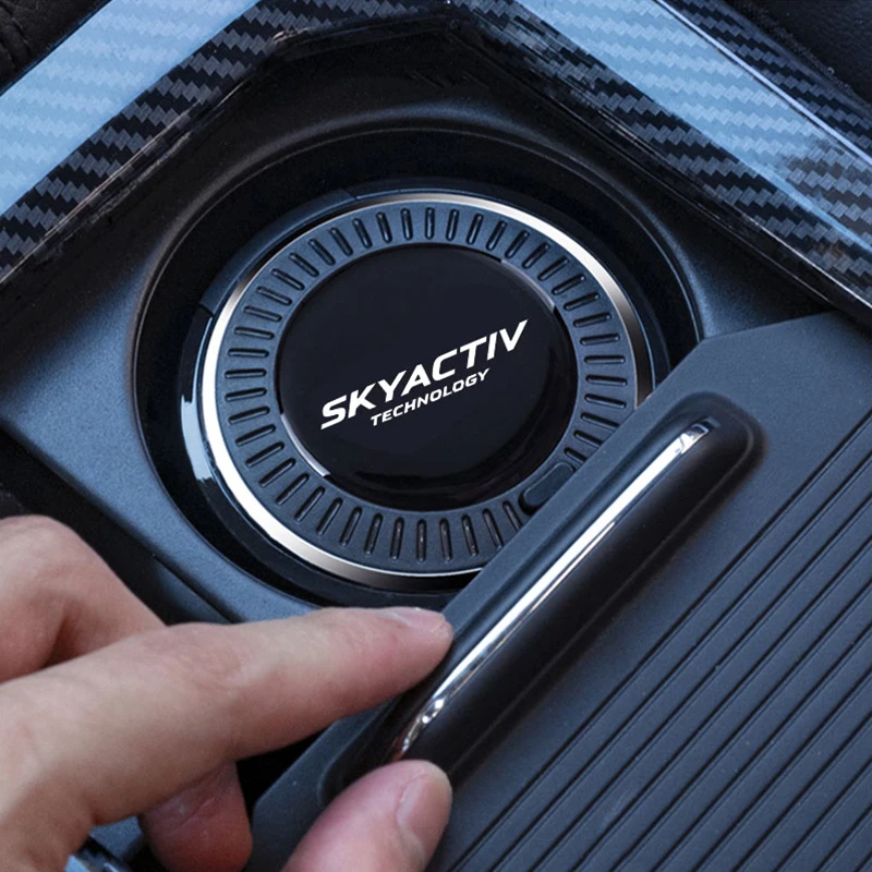 Car accessories ashtray Button open style LED Stainless For mazda CX 2 3 5 6 CX7 GH MX5 GG BK cx5 Accessories |