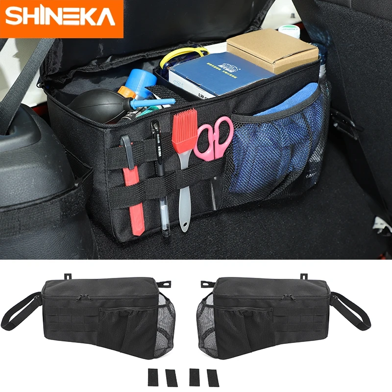 

SHINEKA багажник для хранения вещей для Jeep Wrangler 2007 + 4 двери багажник Боковая Сумка для хранения Органайзер для Jeep Wrangler JK