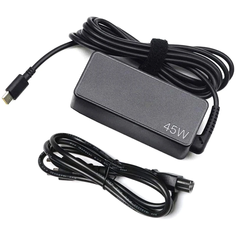 

Подходит для Lenovo 20V2.25A зарядное устройство для ноутбука 45 Вт USB-адаптер питания типа C