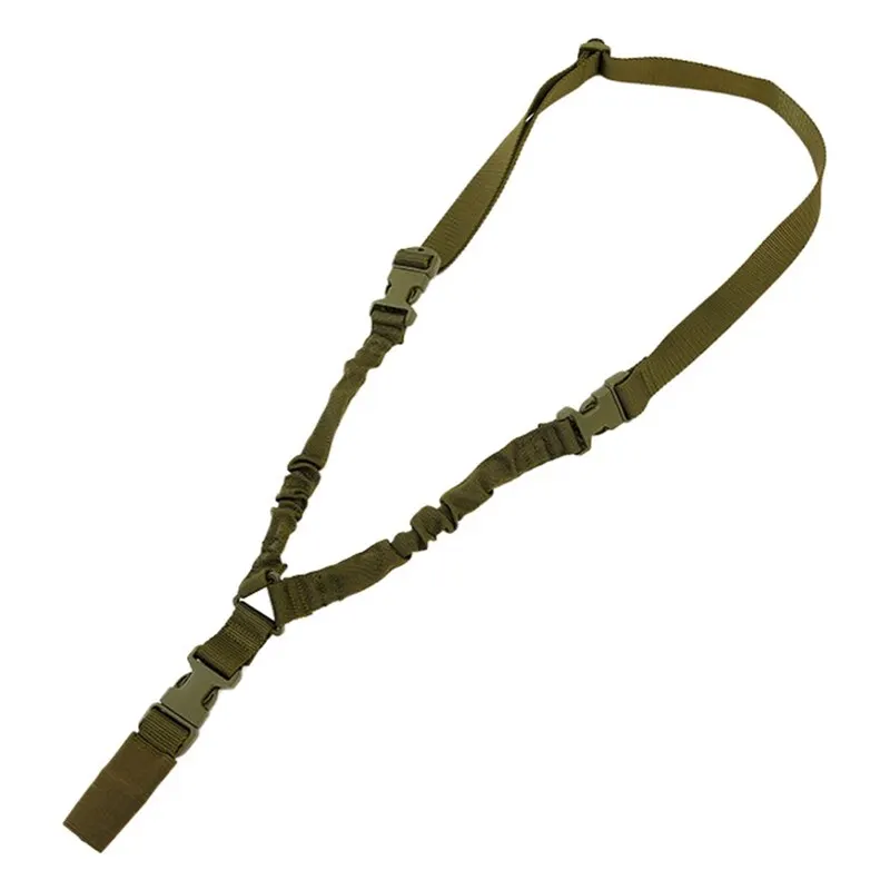 

Tactical Gun Sling Single 1 Point Airsoft Heavy Duty Rifle Sling Military Nylon Bungee Belt Gun Accessories Hunting Rifle Strap